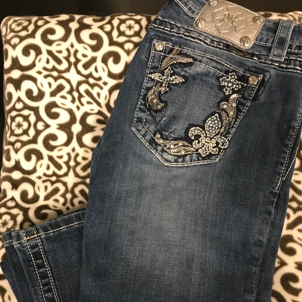 Miss Me signature boot cut jeans
